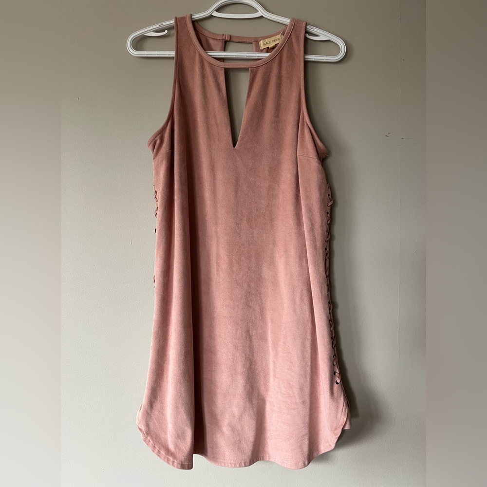 Black Swan Powder Pink Dress